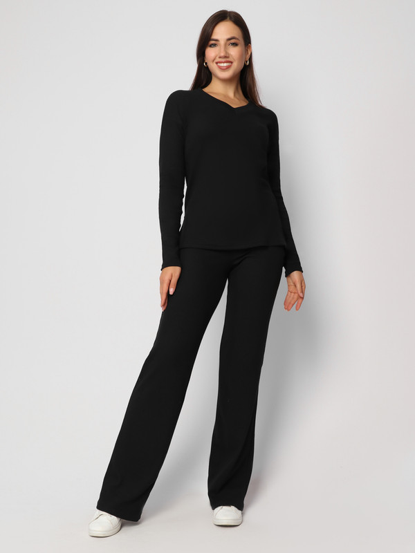 

Комплект домашний женский Fashion Margo КЖ0259 черный 46-48 RU, КЖ0259