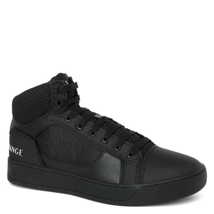 

Кеды мужские Armani Exchange XUZ047 черные 9 UK, Черный, XUZ047