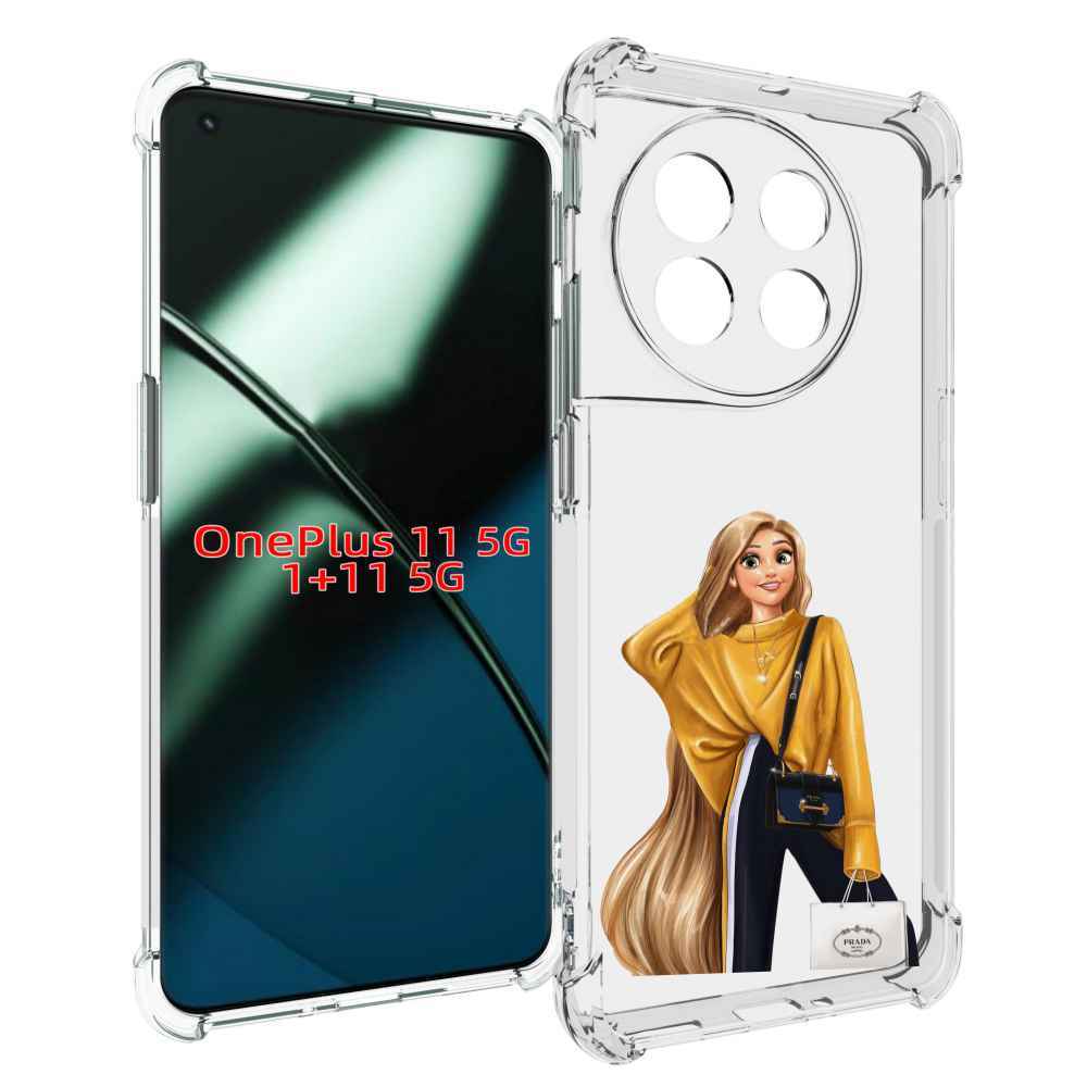 

Чехол MyPads модная-рапунсель женский для OnePlus 11, Прозрачный, Tocco