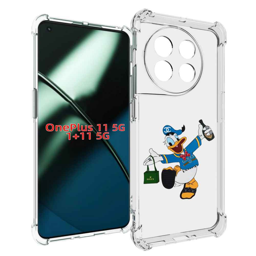

Чехол MyPads модный-дональд-дак для OnePlus 11, Прозрачный, Tocco