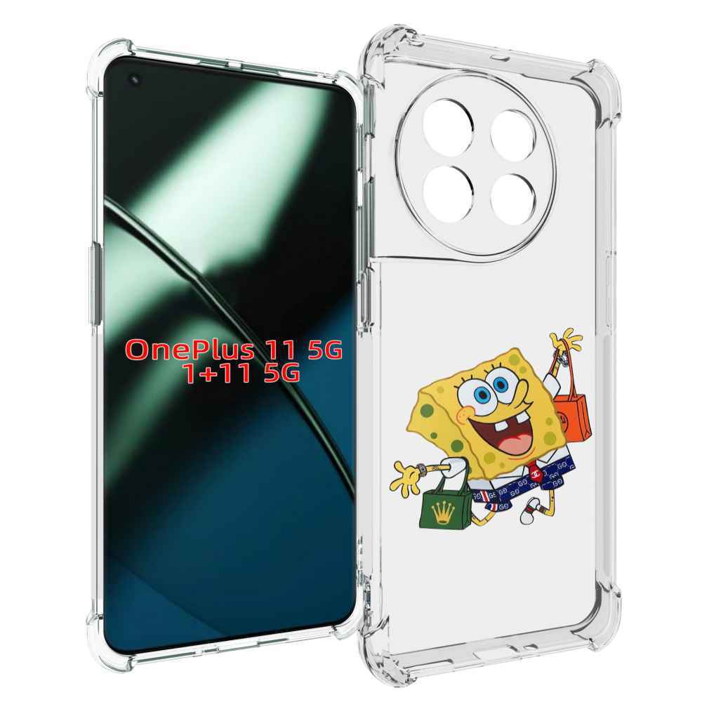 

Чехол MyPads модный-спанч-боб для OnePlus 11, Прозрачный, Tocco