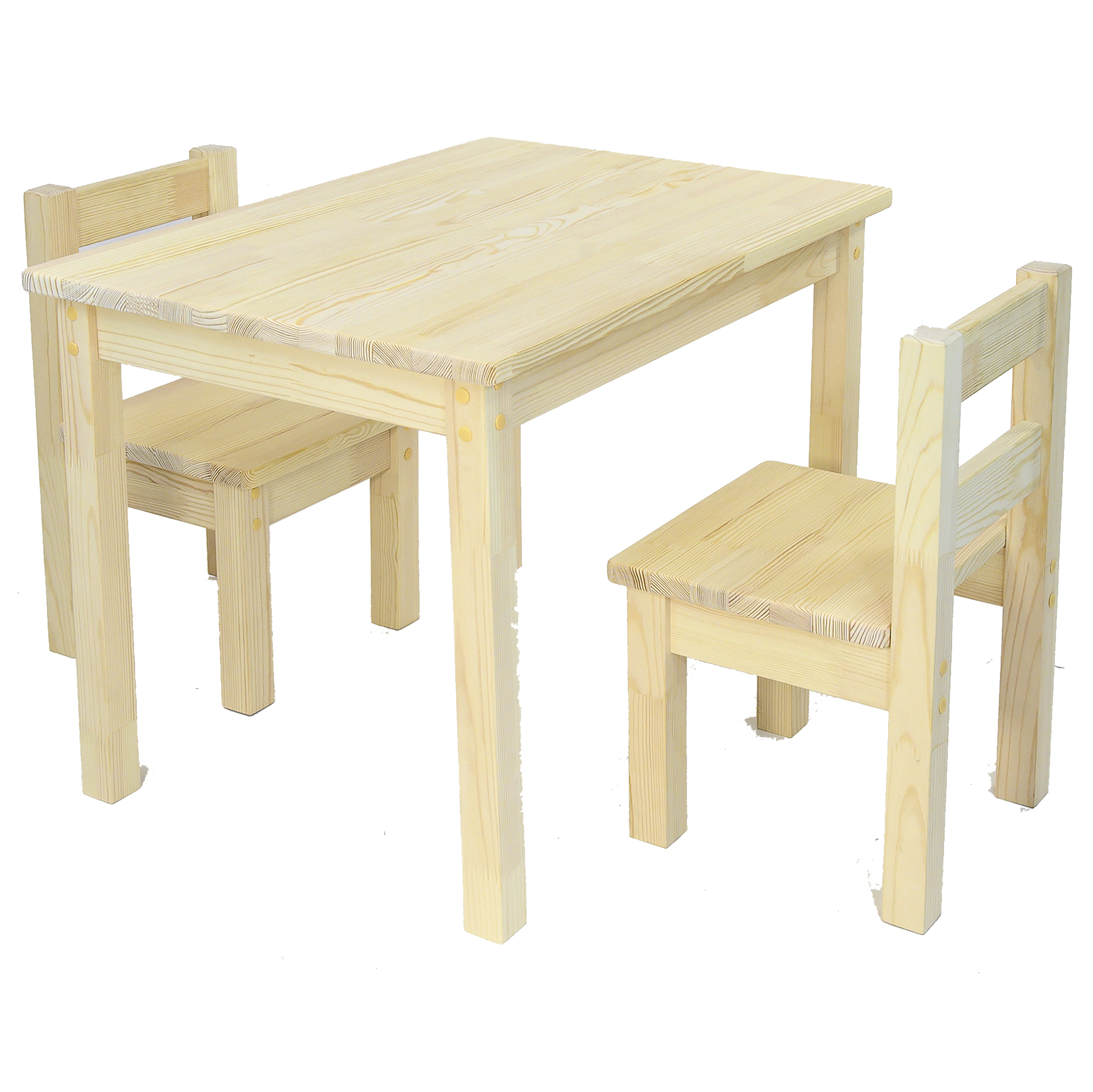 

Комплект детской мебели Rolti KIDS стол 50x70см + 2 стула, Без покрытия