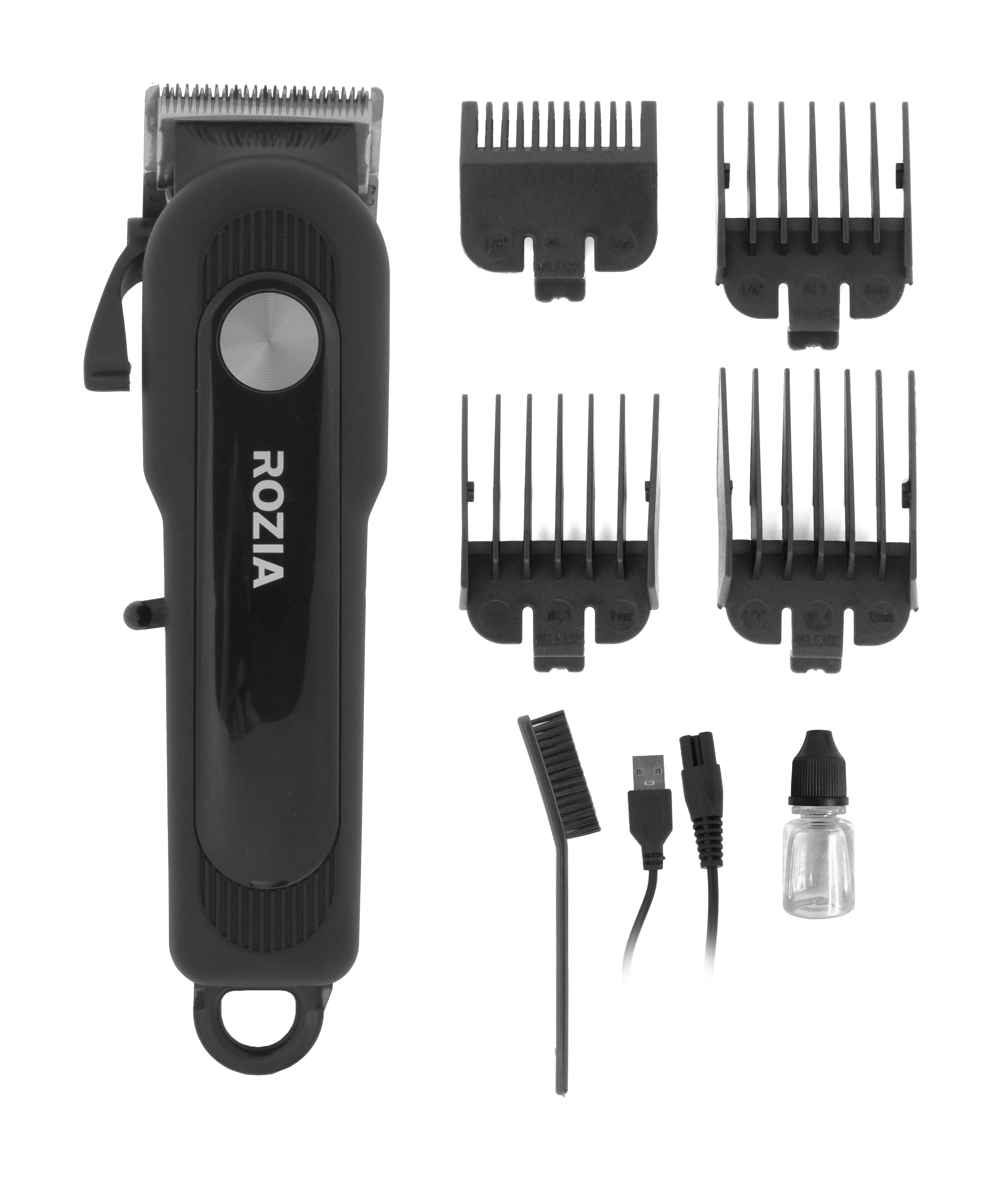 Машинка для стрижки волос Rozia HQ-2223 черный машинка для стрижки волос rozia ht908