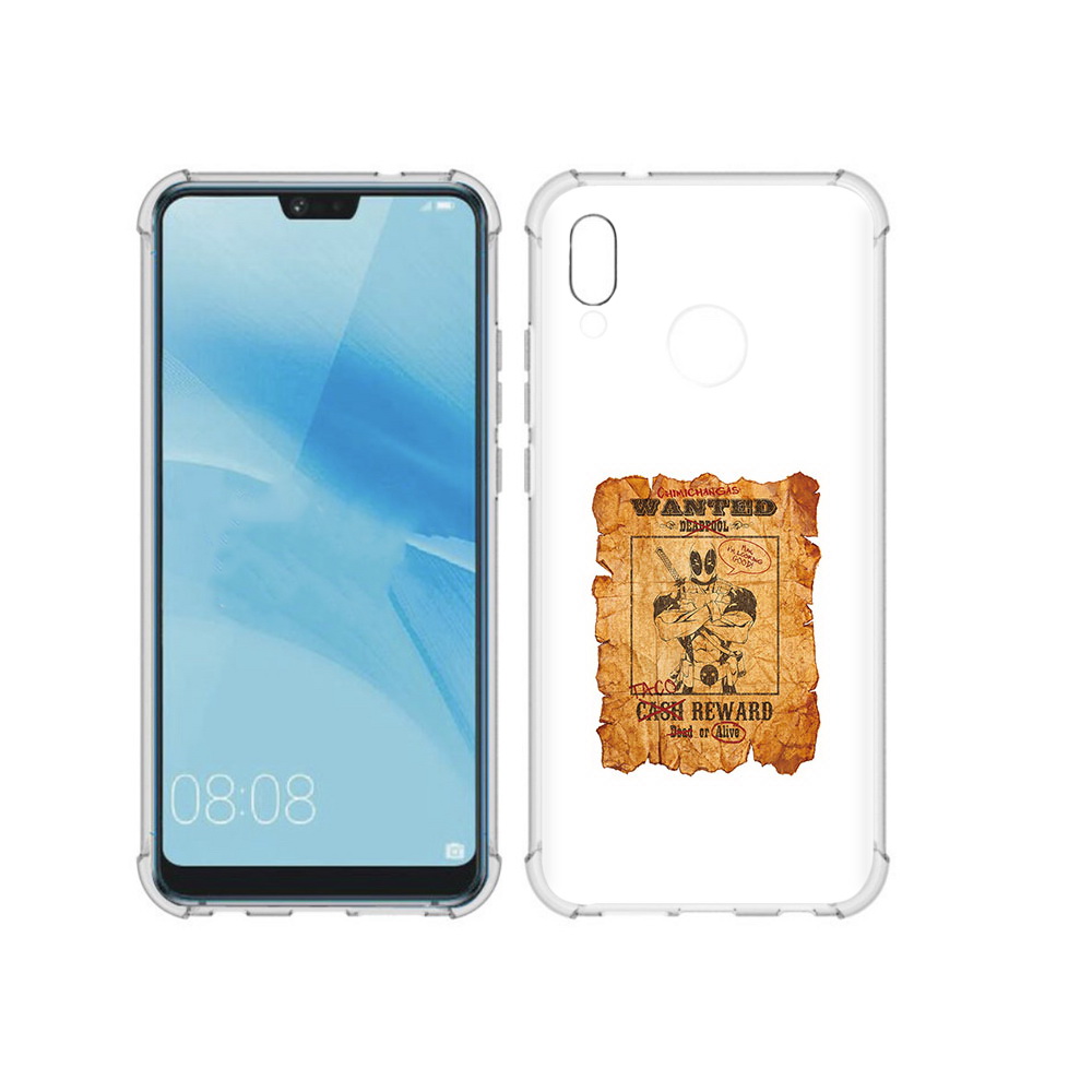 

Чехол MyPads Tocco для Huawei P20 Lite дедпул (PT130405.51.317), Прозрачный, Tocco