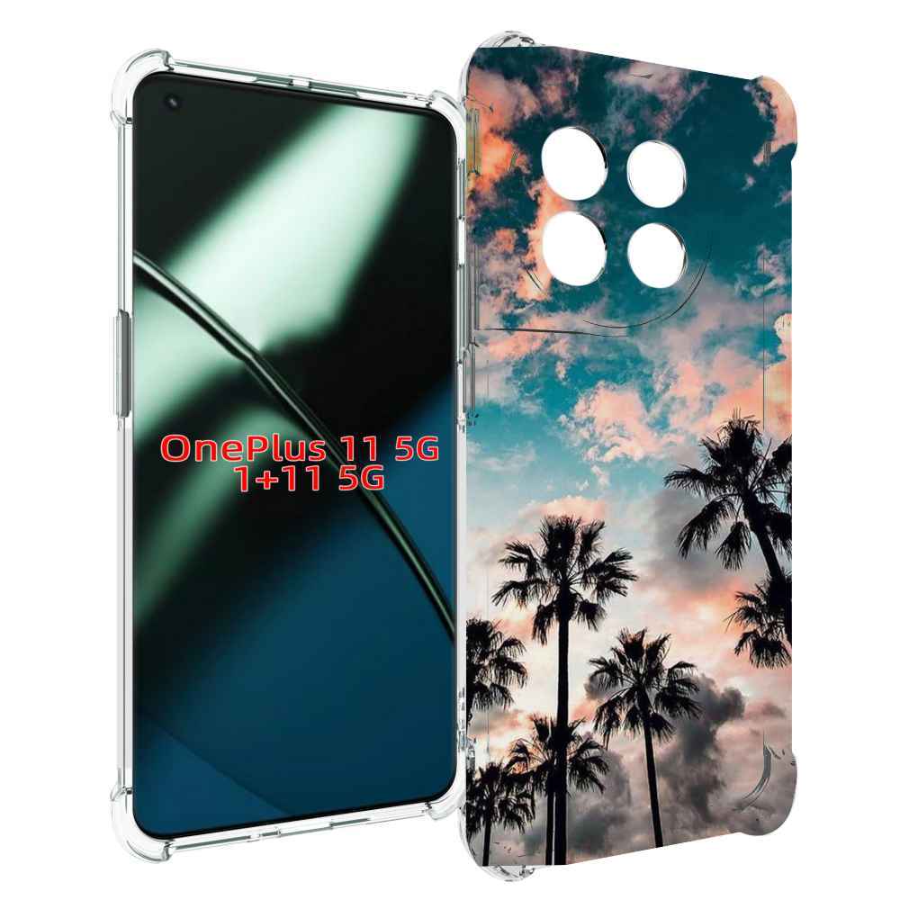 

Чехол MyPads небо-с-пальмами для OnePlus 11, Прозрачный, Tocco