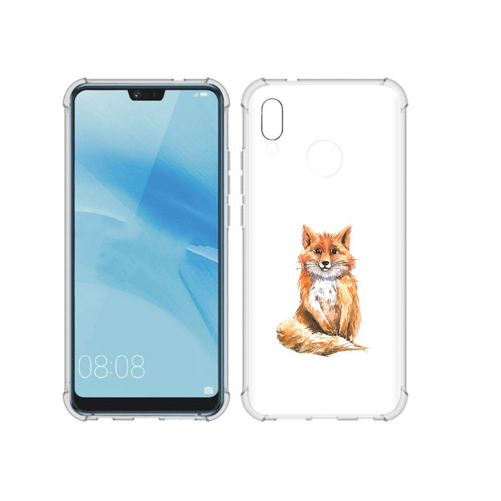 

Чехол MyPads Tocco для Huawei P20 Lite детская лиса (PT130405.51.320), Прозрачный, Tocco