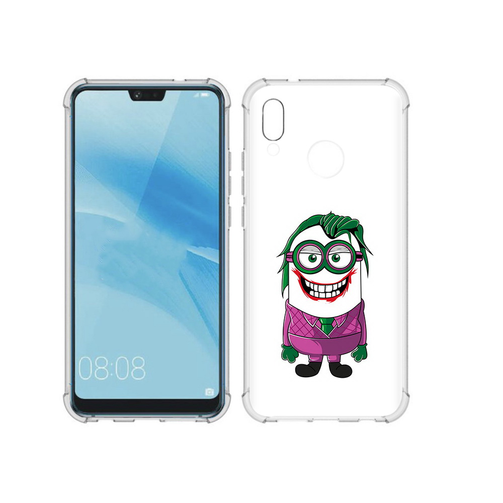 

Чехол MyPads Tocco для Huawei P20 Lite джокер миньон (PT130405.51.322), Прозрачный, Tocco