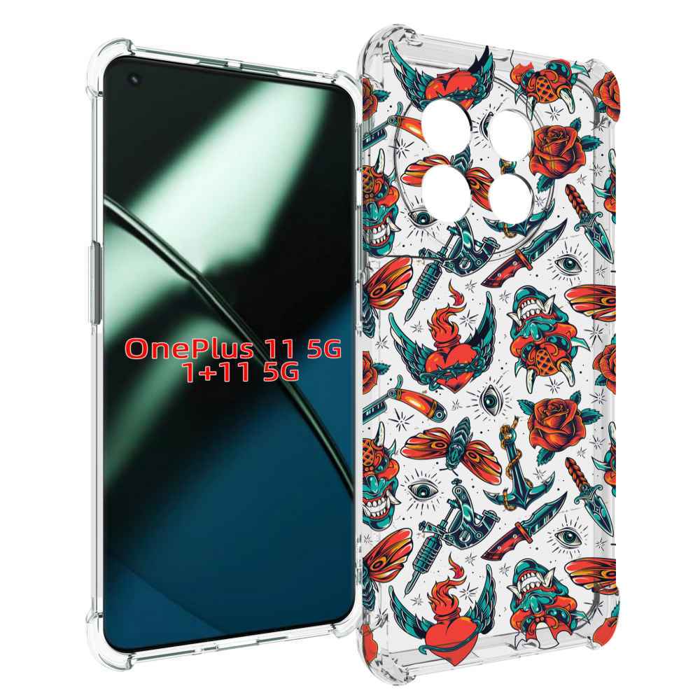 

Чехол MyPads олд-скул-пак для OnePlus 11, Прозрачный, Tocco