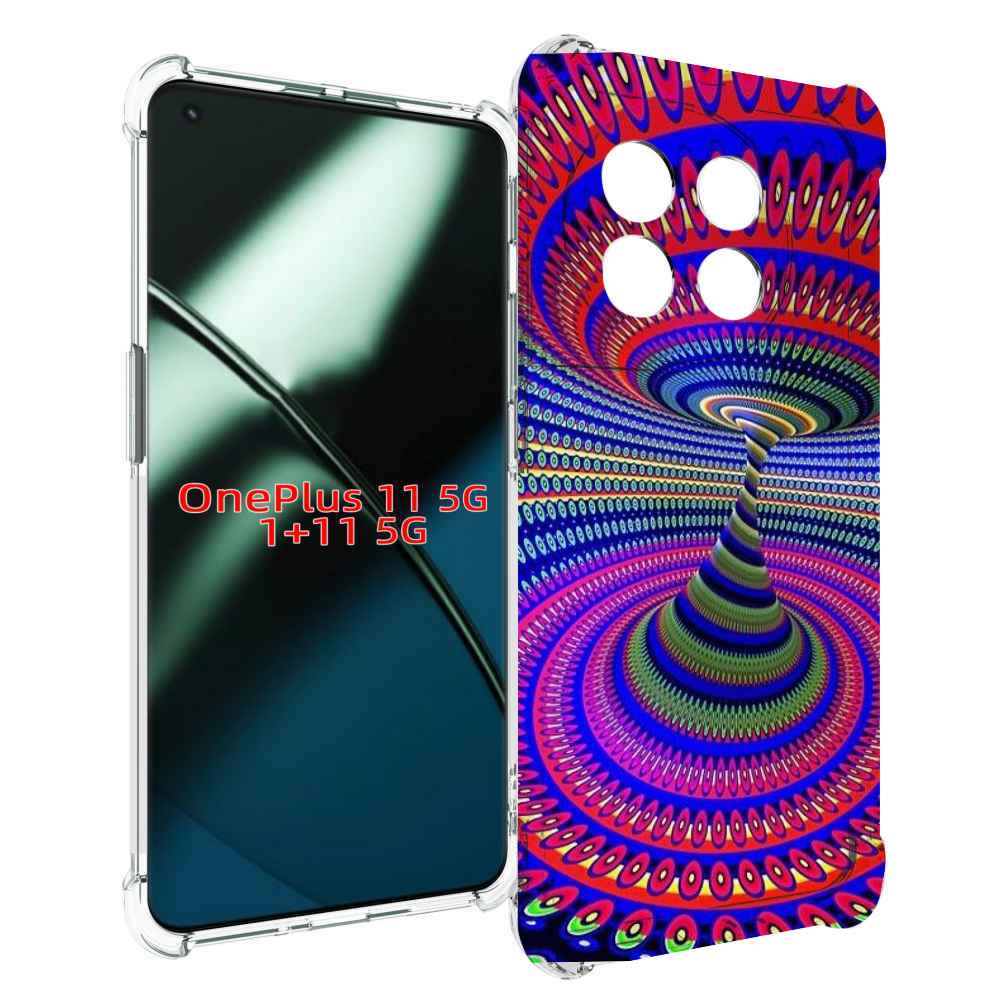 

Чехол MyPads оптическая иллюзия для OnePlus 11, Прозрачный, Tocco
