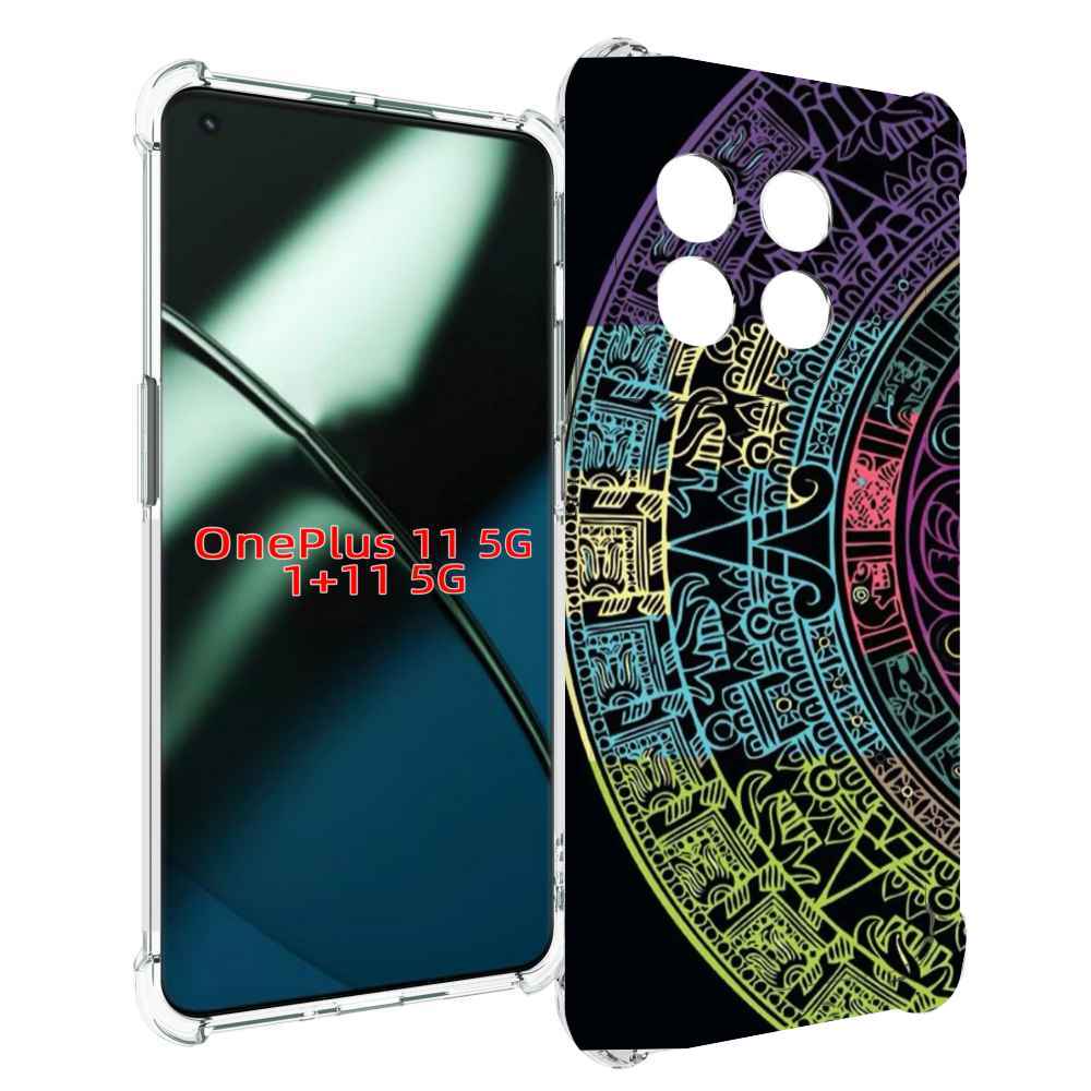 

Чехол MyPads орнамент полукруга для OnePlus 11, Прозрачный, Tocco