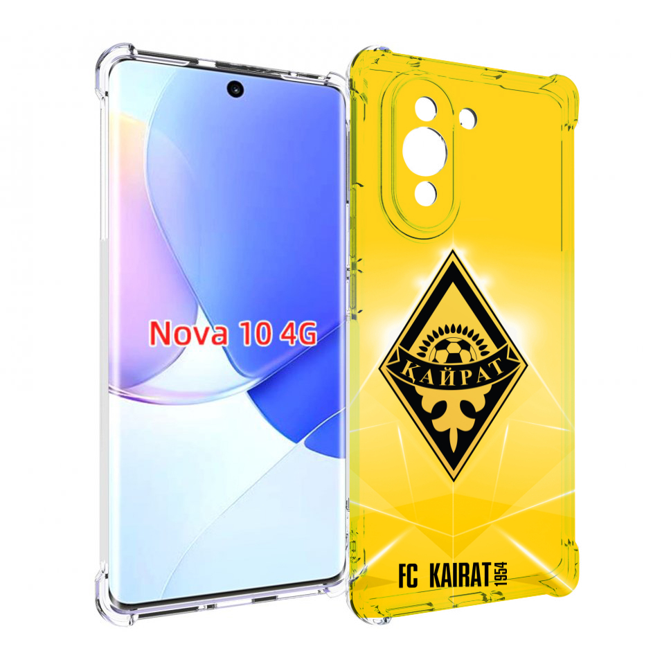 

Чехол MyPads фк каират алматы для Huawei Nova 10, Прозрачный, Tocco
