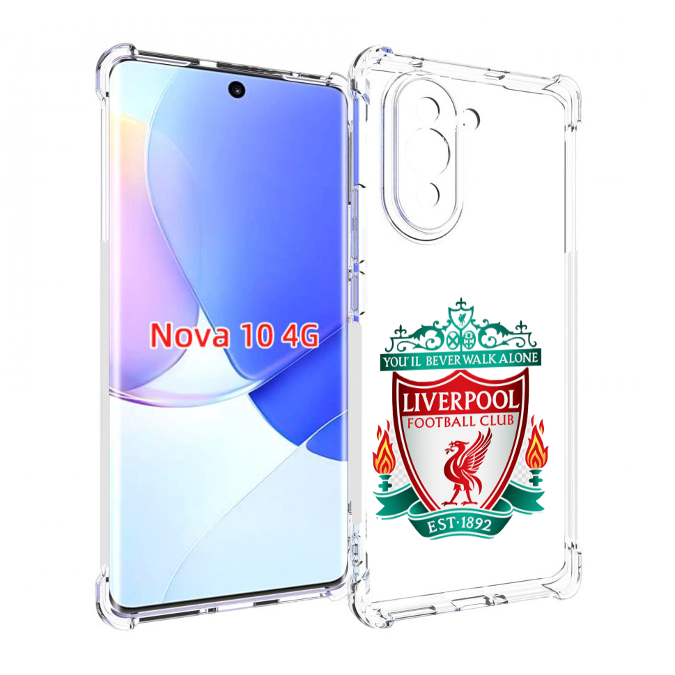 

Чехол MyPads фк ливерпуль мужской для Huawei Nova 10, Прозрачный, Tocco
