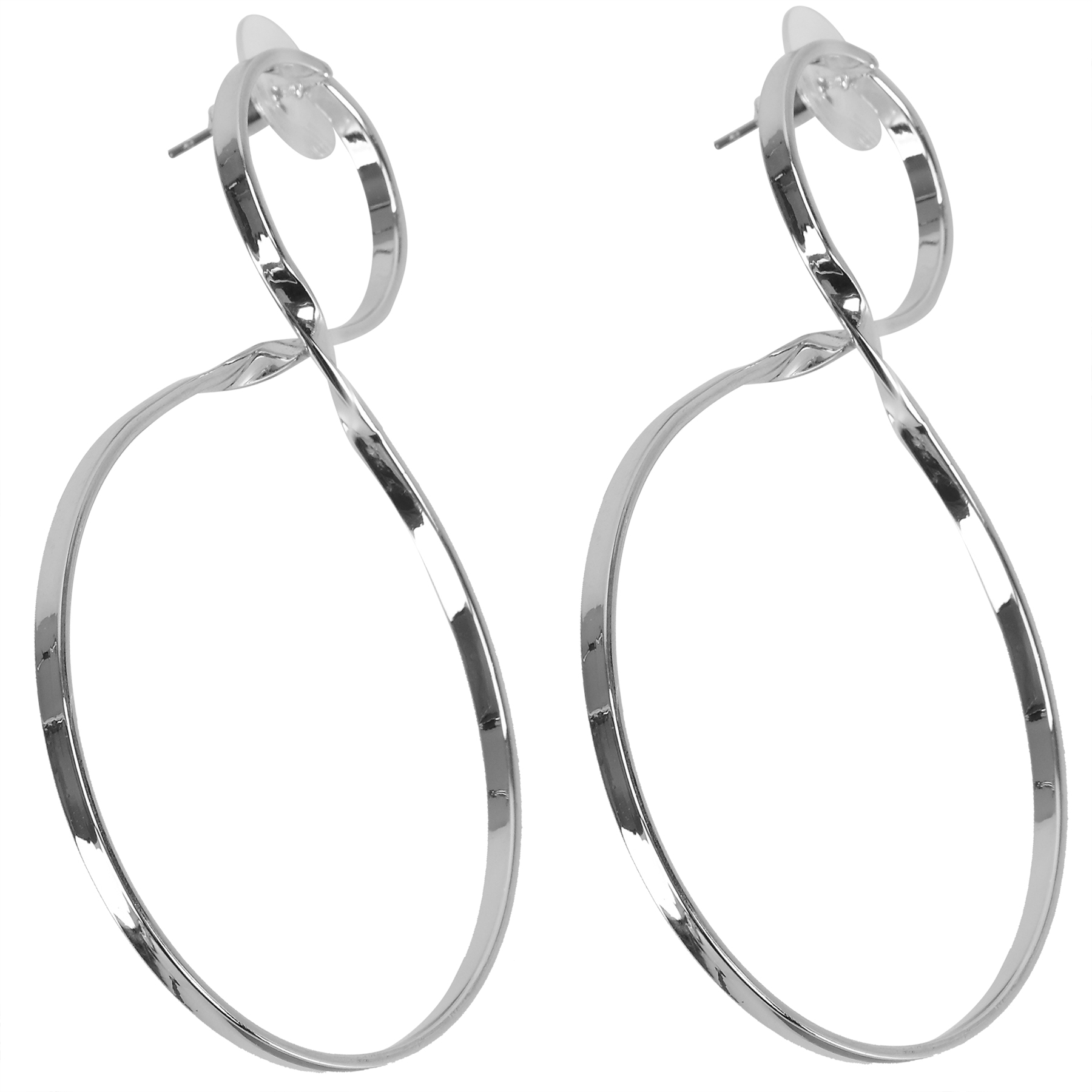 

Серьги женские Ekonika EN49267-silver-21L серебристые, EN49267