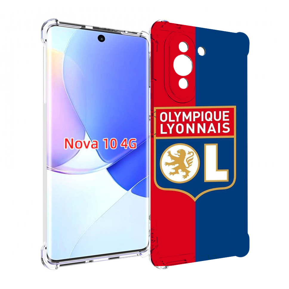 

Чехол MyPads фк лион эмблема для Huawei Nova 10, Прозрачный, Tocco