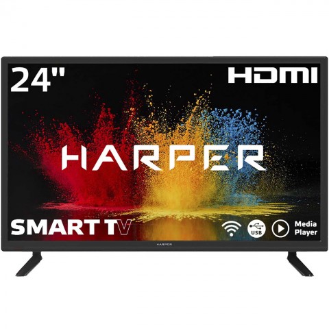 фото Led телевизор hd ready harper 24r490ts