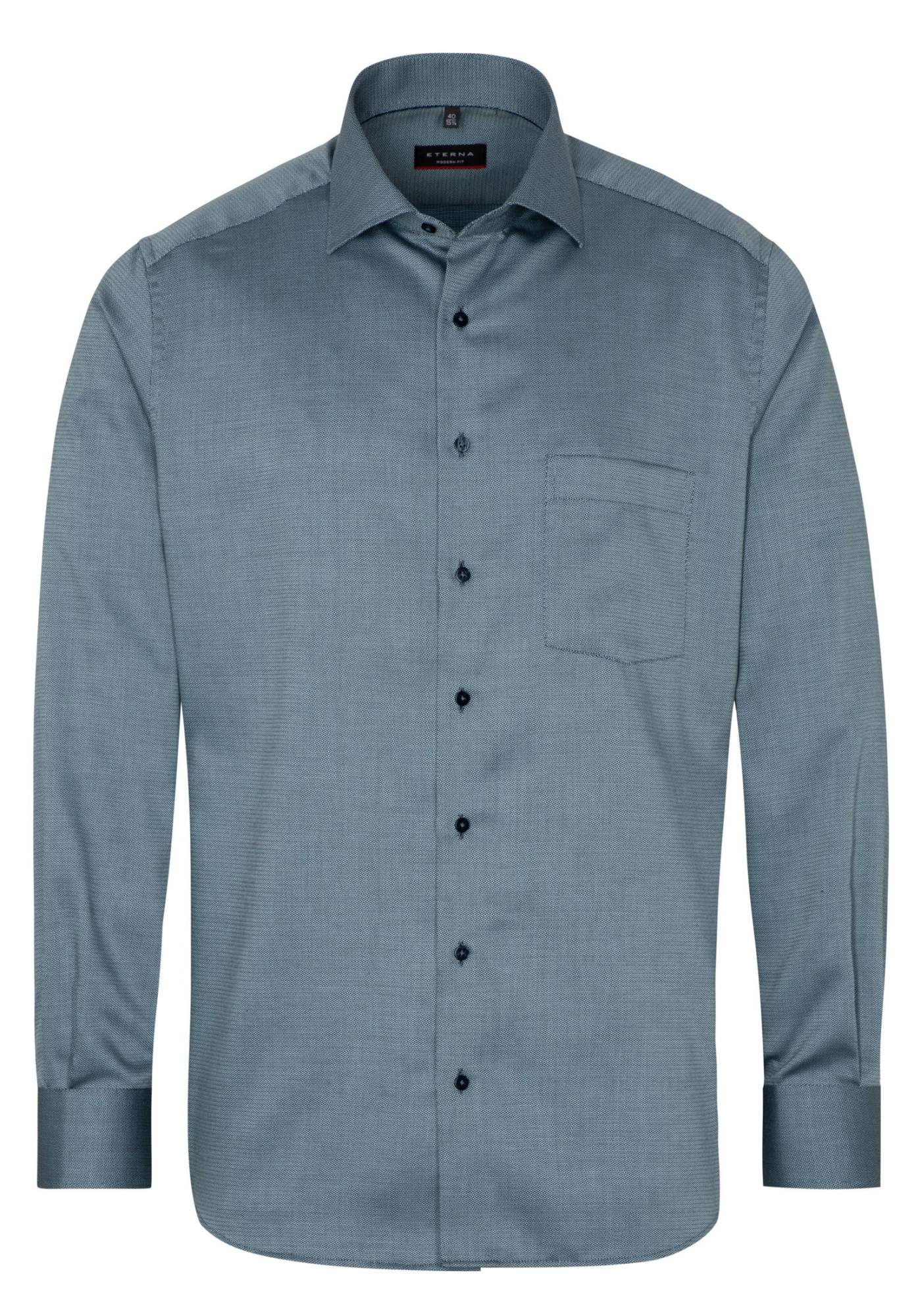 Рубашка мужская ETERNA 3475-07-X19K синяя 46