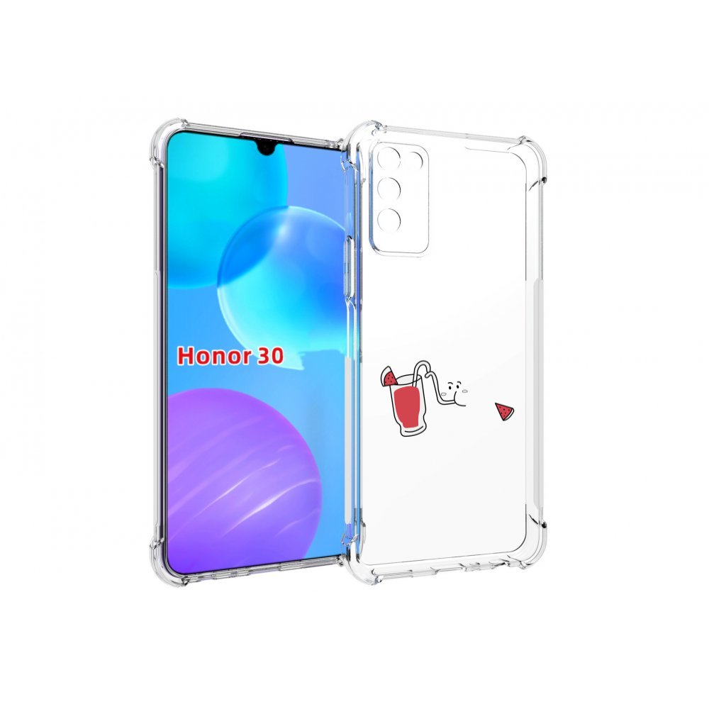 

Чехол MyPads арбузный-напиток для Huawei Honor 30 Lite, Tocco