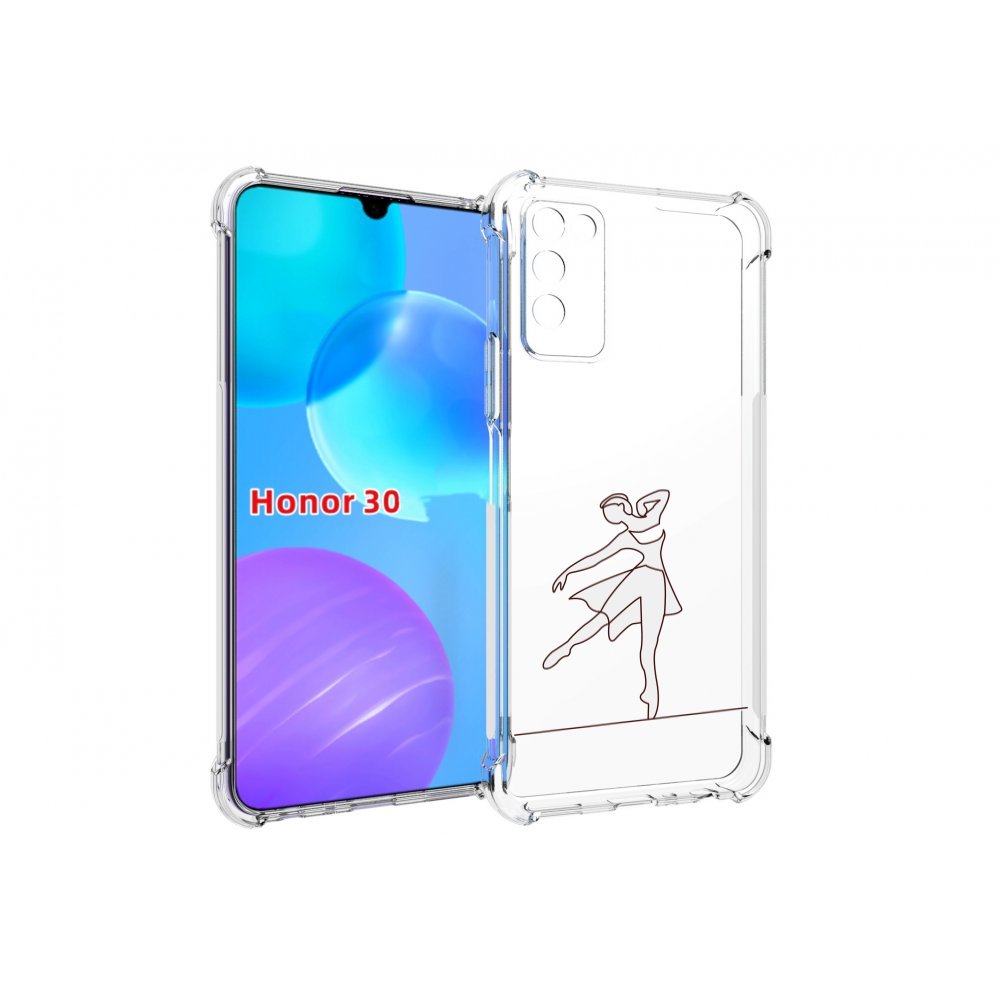 

Чехол MyPads балерина-белая для Huawei Honor 30 Lite, Tocco