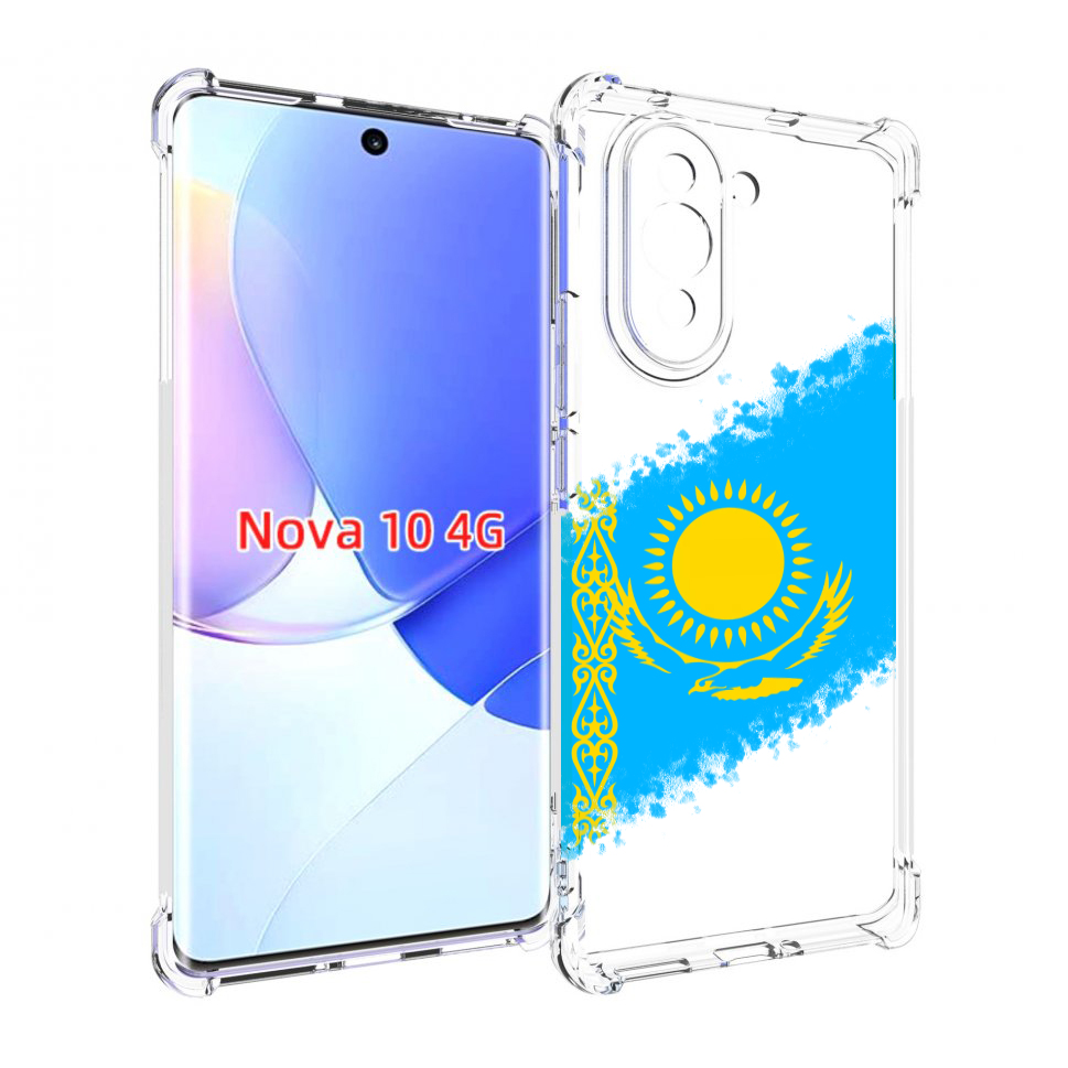 

Чехол MyPads флаг Казахстана для Huawei Nova 10, Прозрачный, Tocco