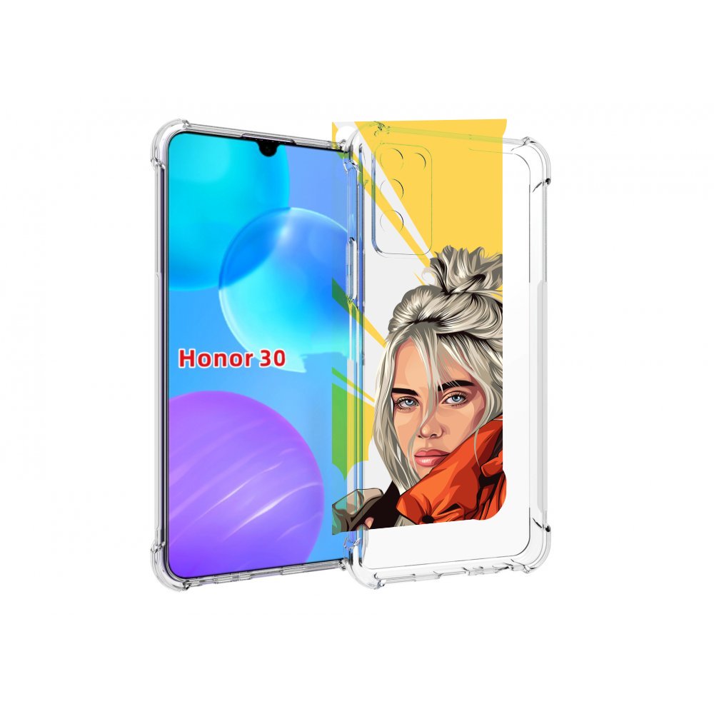 

Чехол MyPads билли-айлиш-в-куртке для Huawei Honor 30 Lite, Tocco