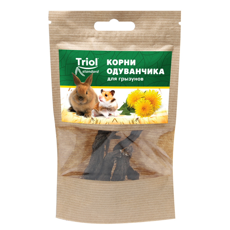 Лакомство для грызунов Тriol Standard Корни одуванчика, 10 г