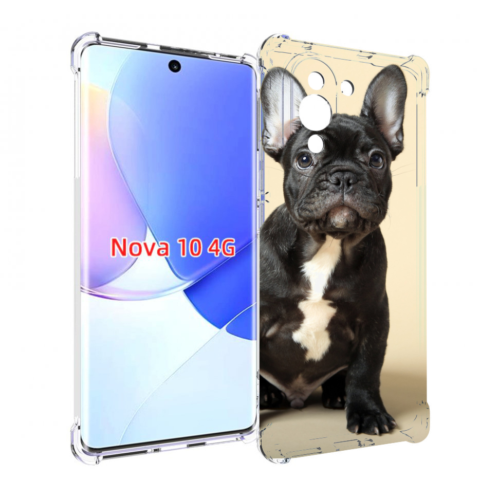 

Чехол MyPads французскии бульдог для Huawei Nova 10, Прозрачный, Tocco