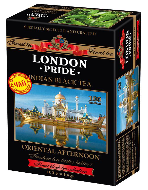 

Чай черный London Pride Восточный полдень в пакетиках 2 г х 100 шт
