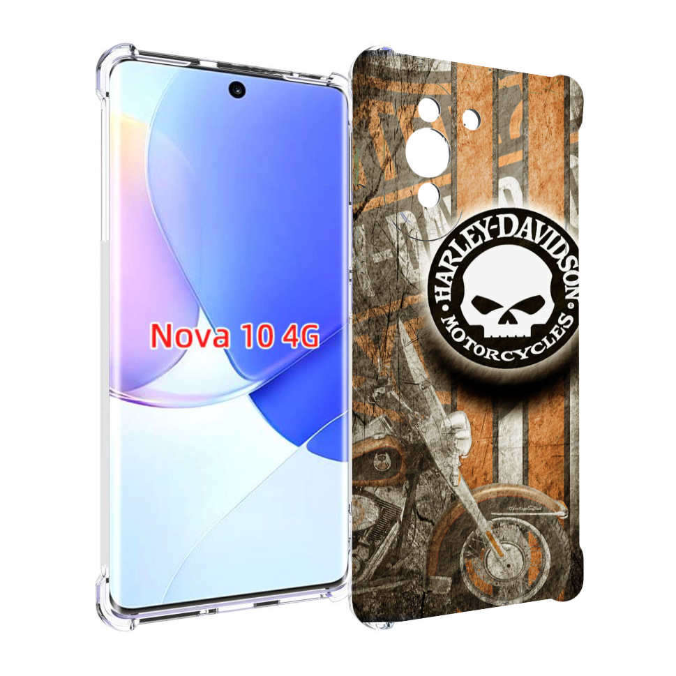 

Чехол MyPads харлеи девидсон для Huawei Nova 10, Прозрачный, Tocco