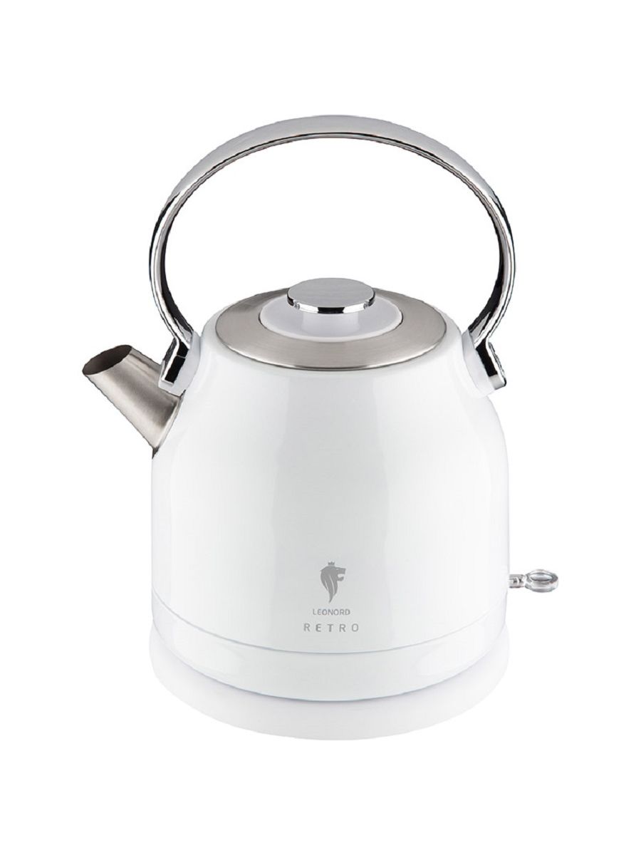 Чайник электрический Leonord LE- 1904 RETRO 1.5 л белый электрический чайник qcooker retro electric kettle 1 5l зелёный cr sh1501 g