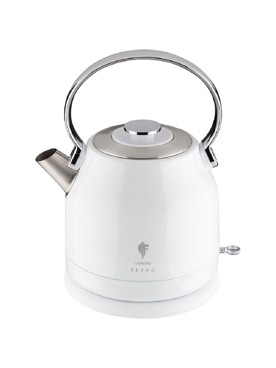 Чайник электрический Leonord LE- 1904 RETRO 1.5 л белый чайник электрический xiaomi qcooker retro electric kettle 1 7 л зеленый