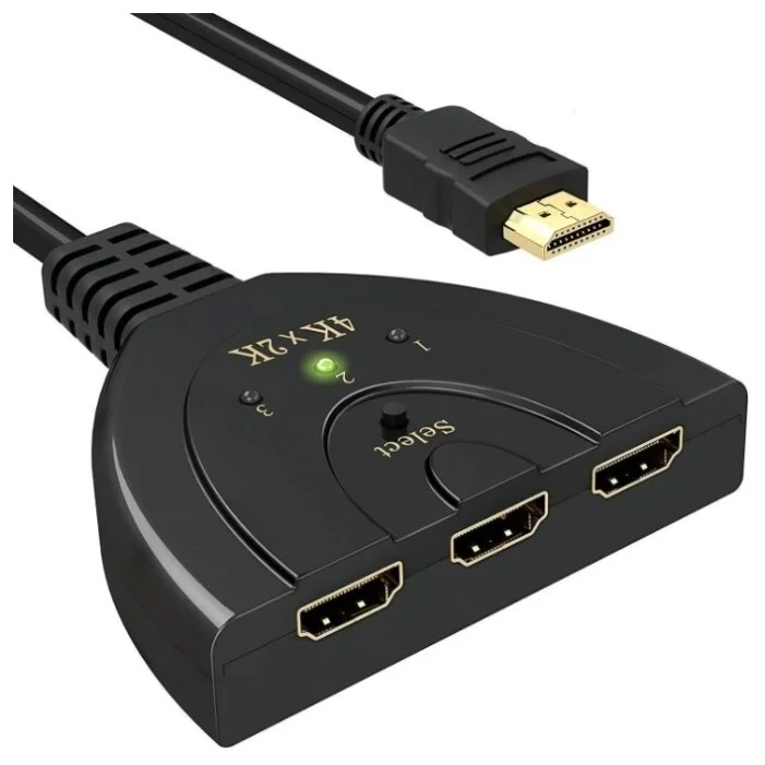 

Разветвитель HDMI GSMIN A13, 3 разъёма, 0,5 м