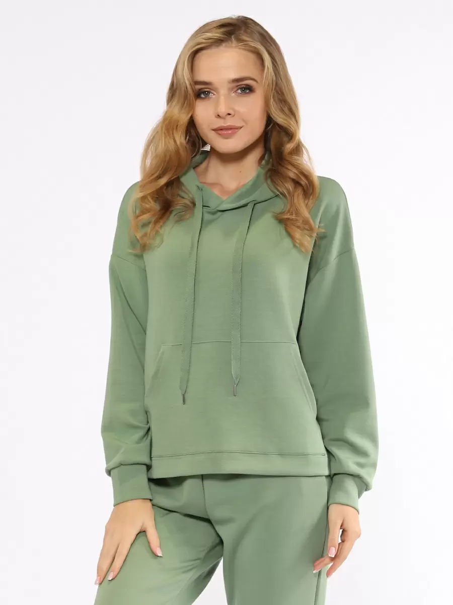 

Худи женское JOHN FRANK WJFHST02-COMFY LINGT GREEN зеленое S, SQ70931