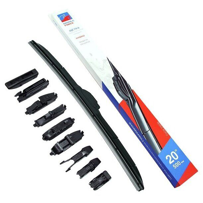 

Щетка стеклоочистителя гибридная Double Force 650 мм (26") артикул DFHY26