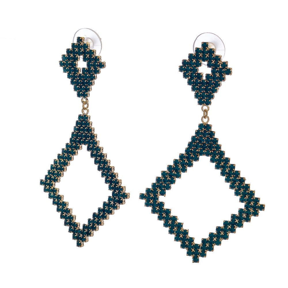 

Серьги подвески из бижутерного сплава Moon Paris ML-23.03-048, Swarovski, ML-23.03-048