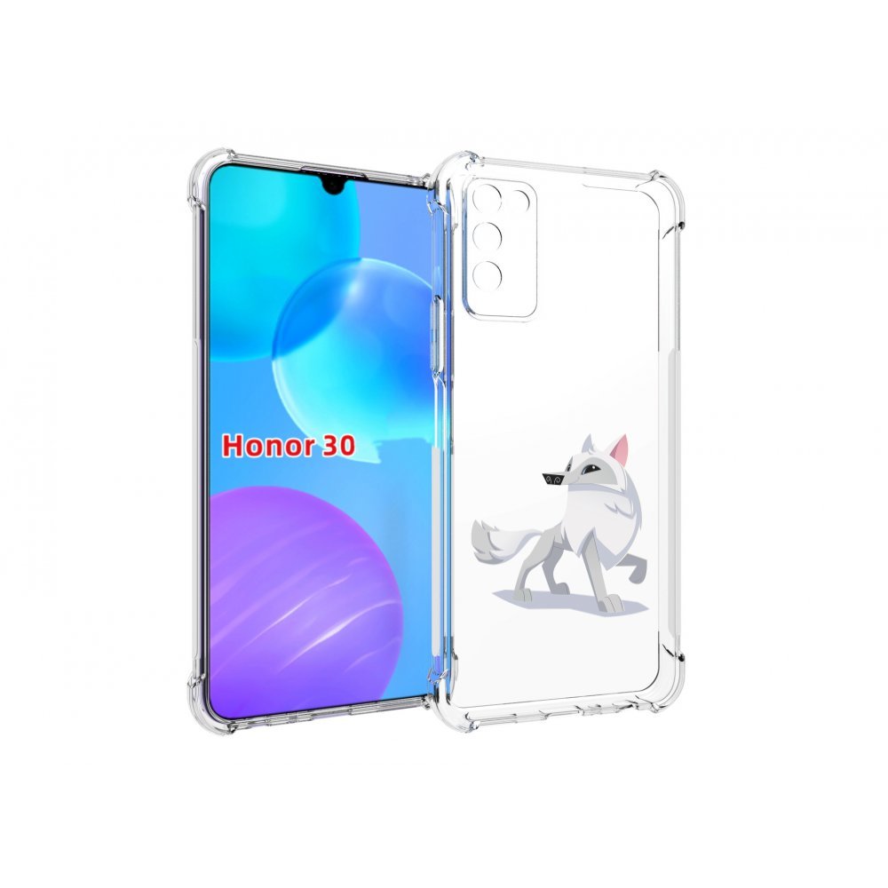 

Чехол MyPads волчок-серый для Huawei Honor 30 Lite, Tocco