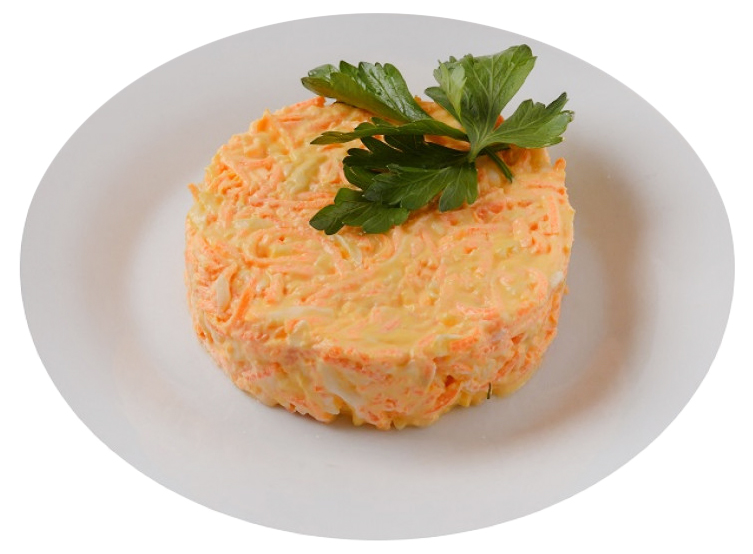 

Салат из моркови с сыром