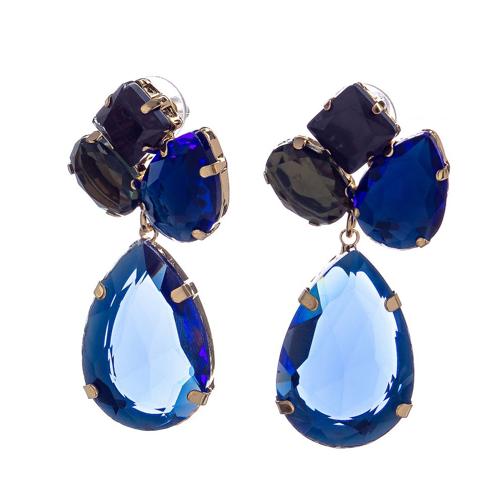 

Серьги подвески из бижутерного сплава Moon Paris ML-23.03-050, Swarovski, ML-23.03-050