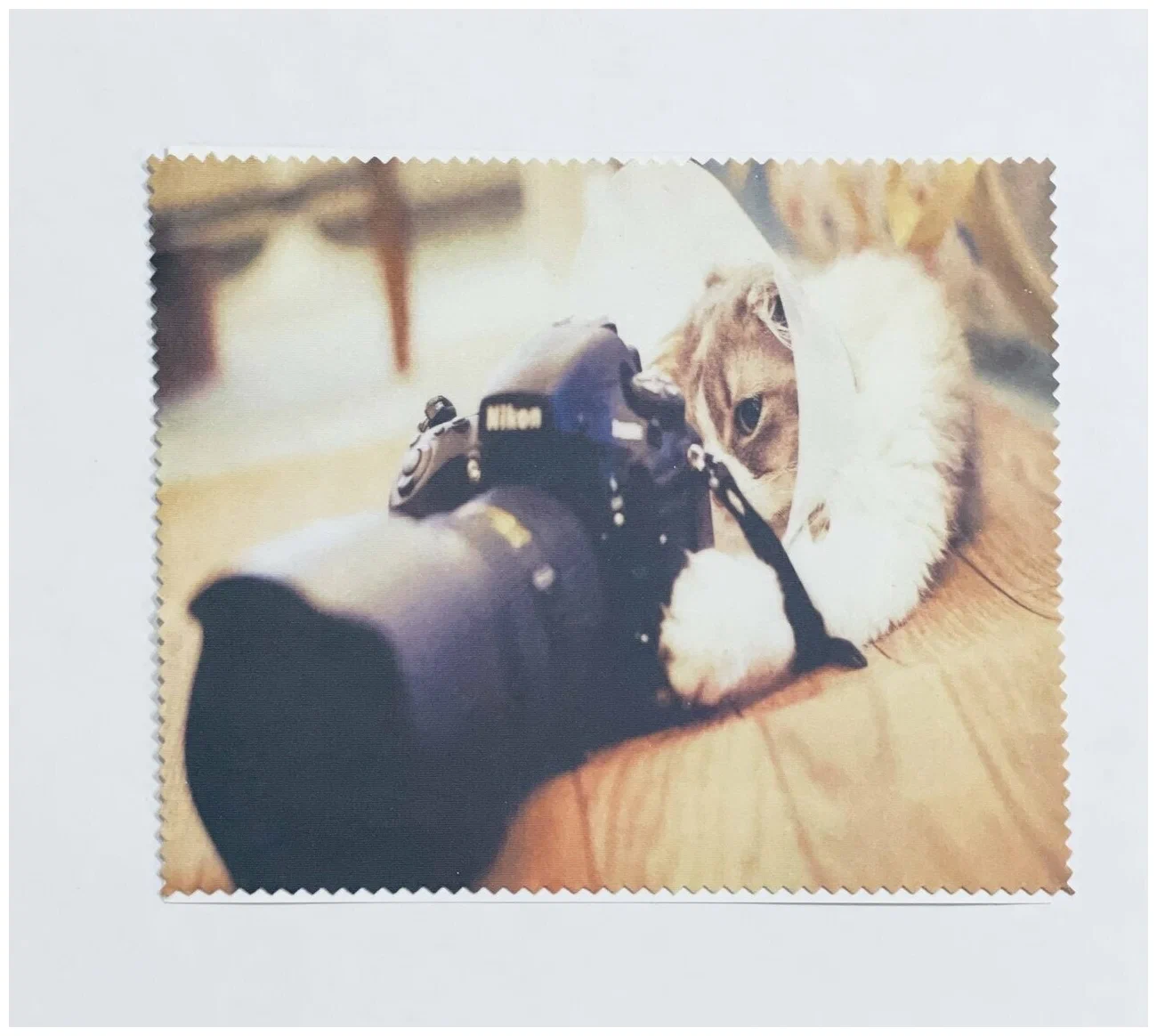 

Салфетки для очков Napkin,S9, Котенок фотограф