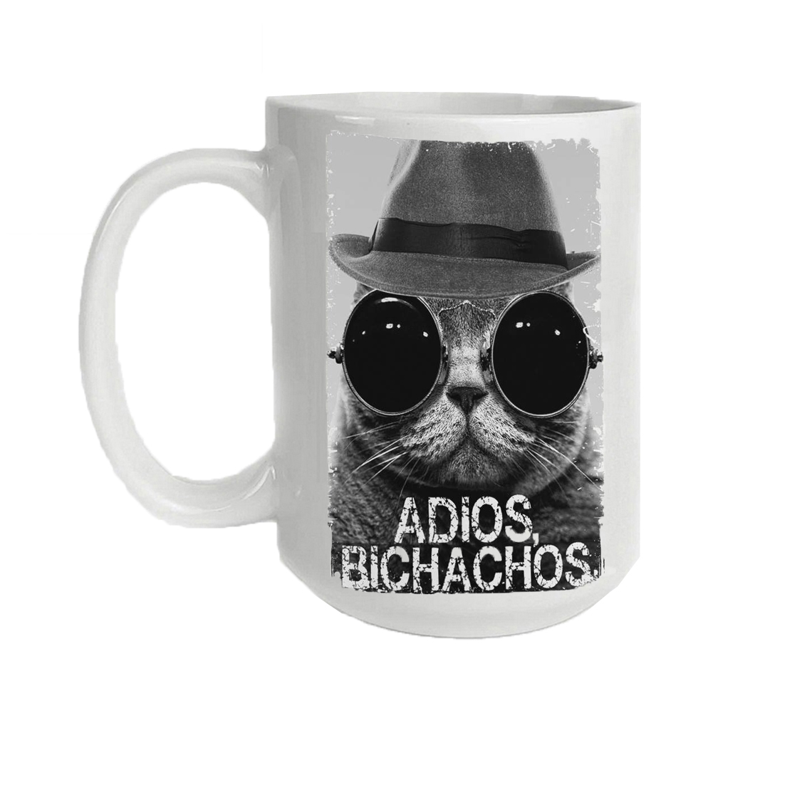 

Кружка CoolPodarok Adios bichachos кот