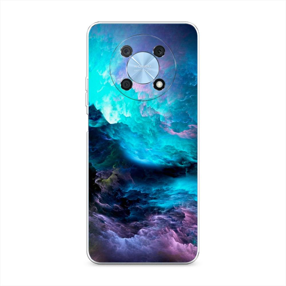 

Чехол Awog на Huawei Nova Y90 "Бирюзовое небо", Разноцветный