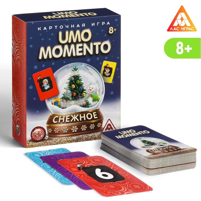 

Новогодняя игра «UMOmomento. Снежное», 70 карт