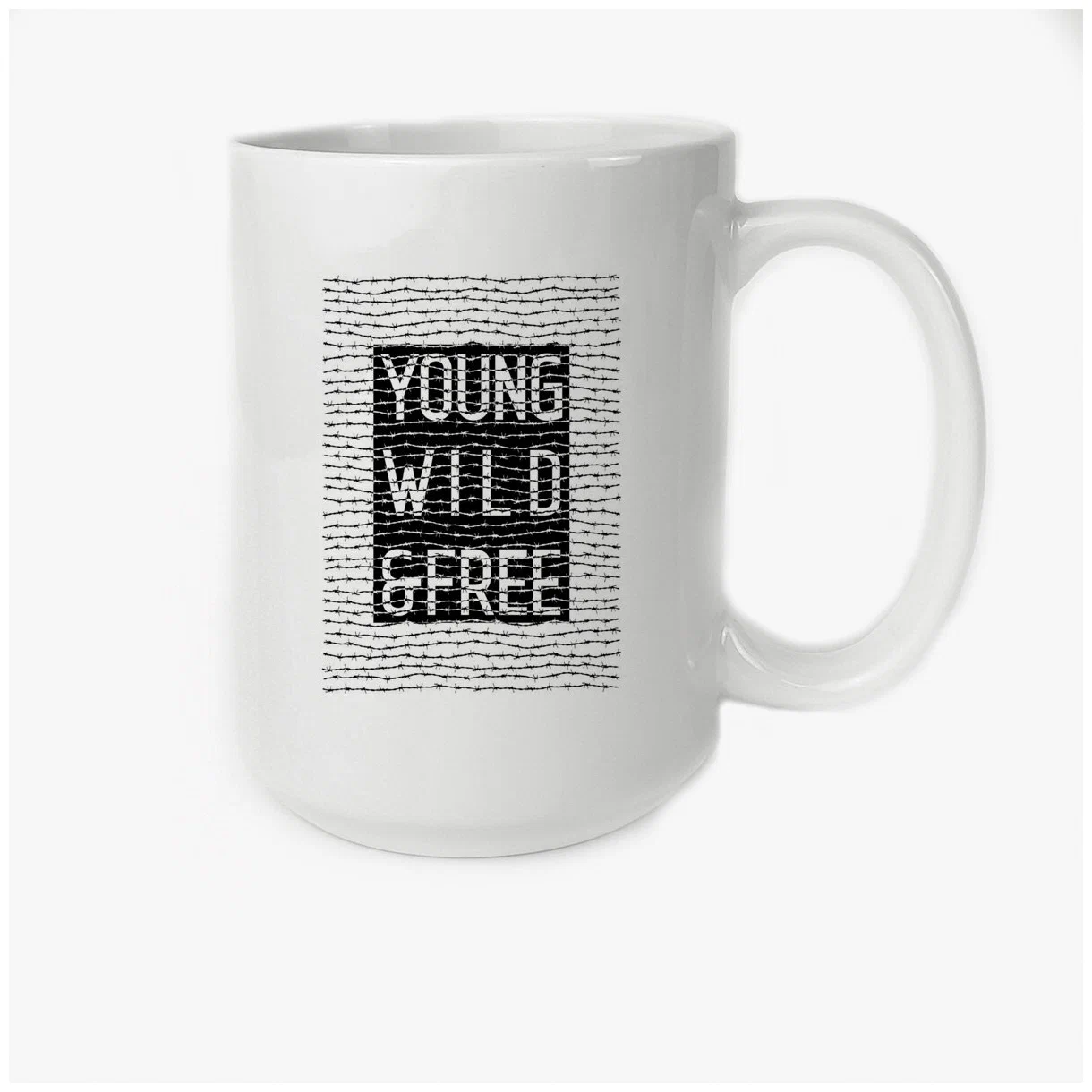 

Кружка CoolPodarok Young wild and free