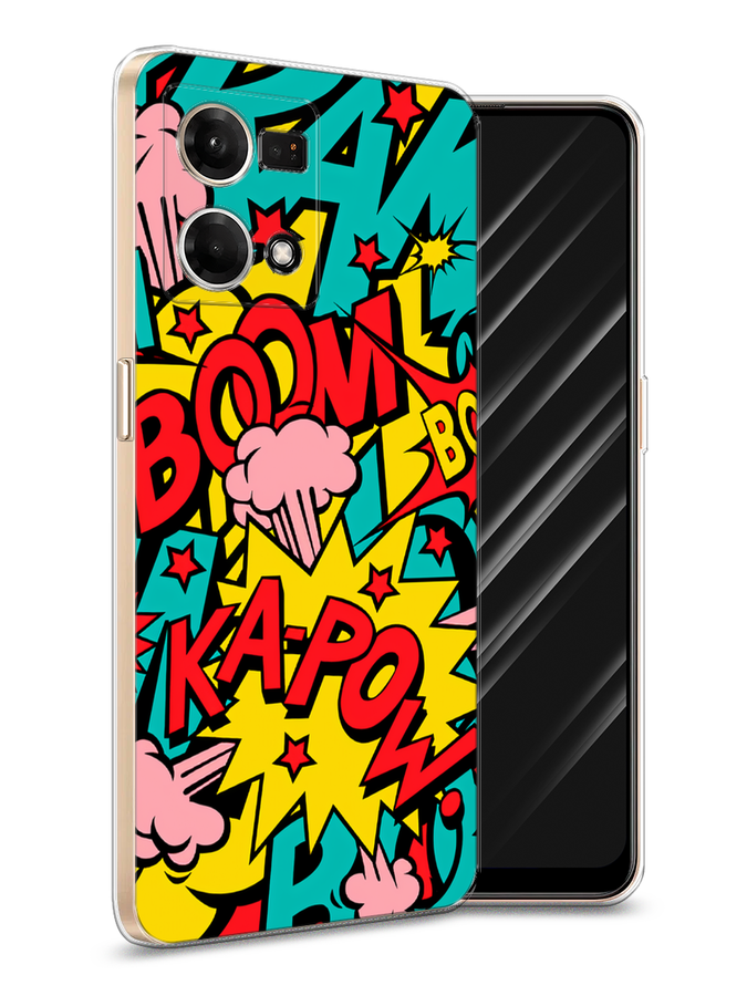 

Чехол Awog на Oppo Reno 7 4G/8 4G "Главное фыр-фыр", Разноцветный