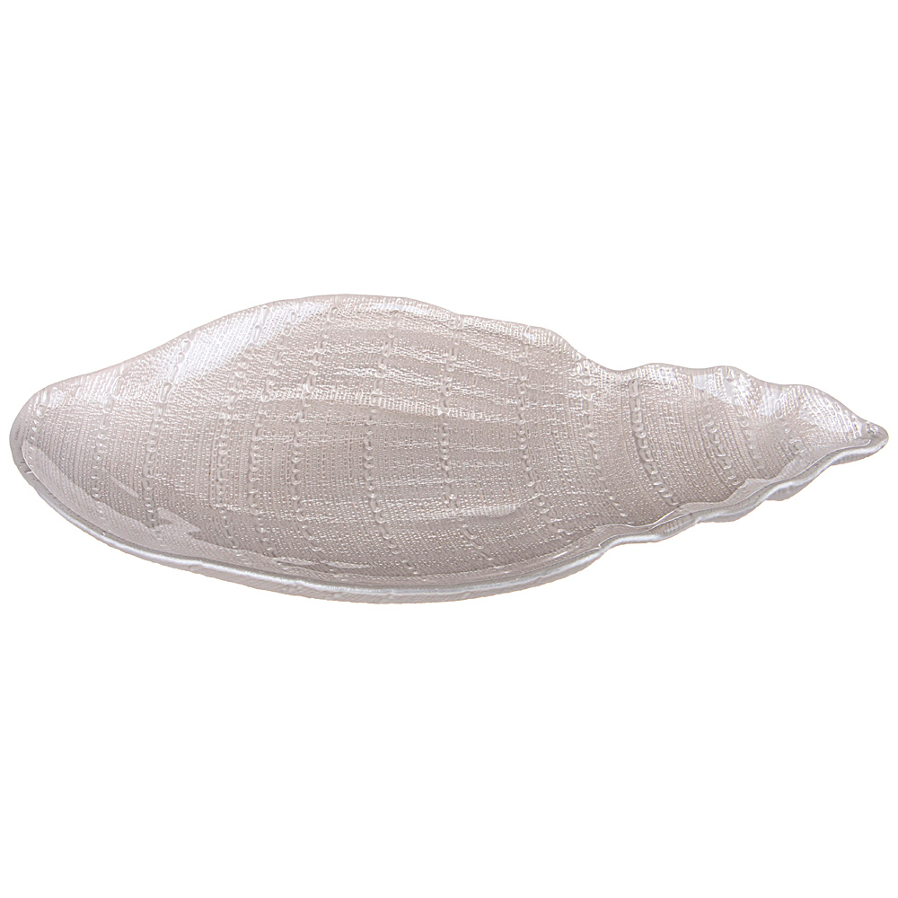 

Набор из 2 штук Блюдо Bronco Shell pearl 41см стекло 336-098_, Белый