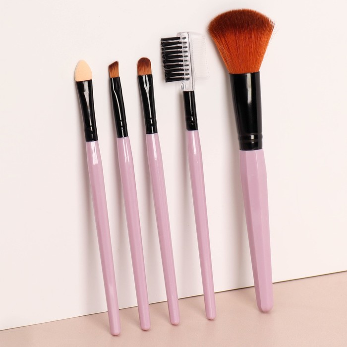 

Набор кистей для макияжа Queen Fair Soft, 5 предметов, цвет микс