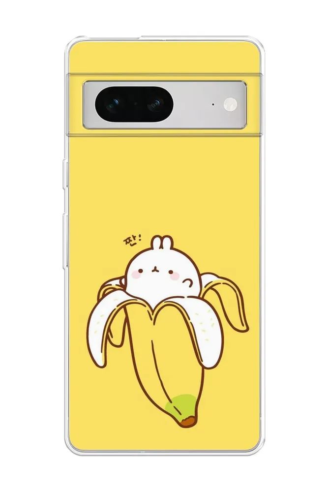 

Чехол Awog на Google Pixel 7 "Зайчик-бананчик", Разноцветный