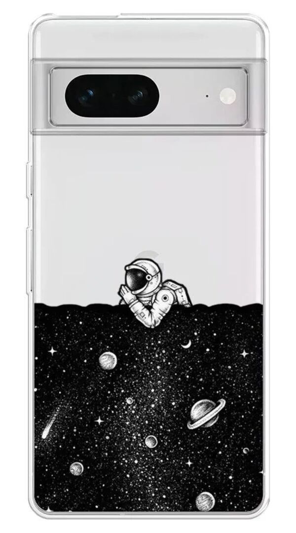 

Чехол Awog на Google Pixel 7 "Космический сон", Белый;прозрачный;черный