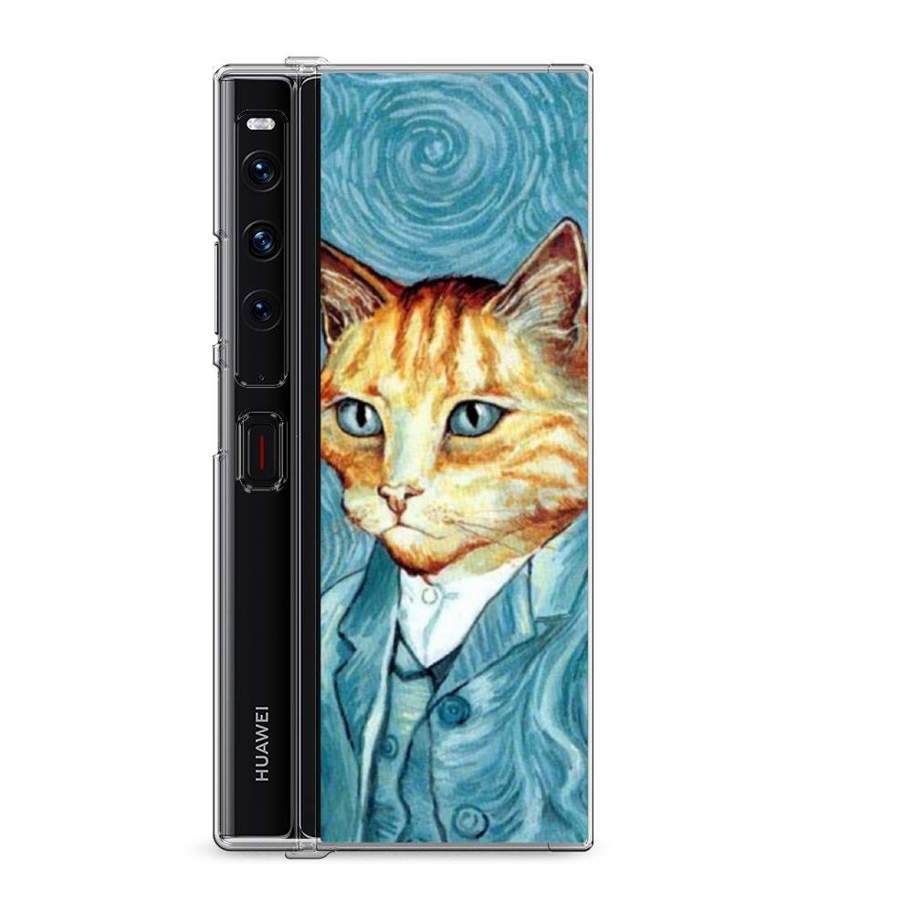 

Силиконовый чехол "Кот Ван Гог" на Huawei Mate Xs 2 / Хуавеи Мате Xs 2