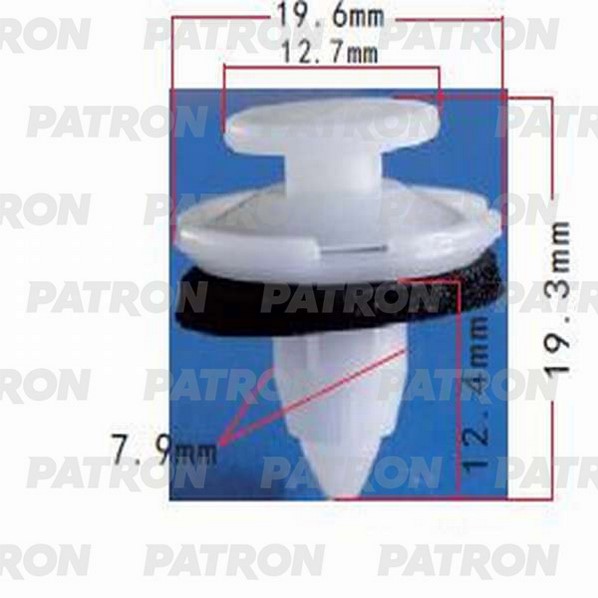 

Клипса Автомобильная PATRON P370954