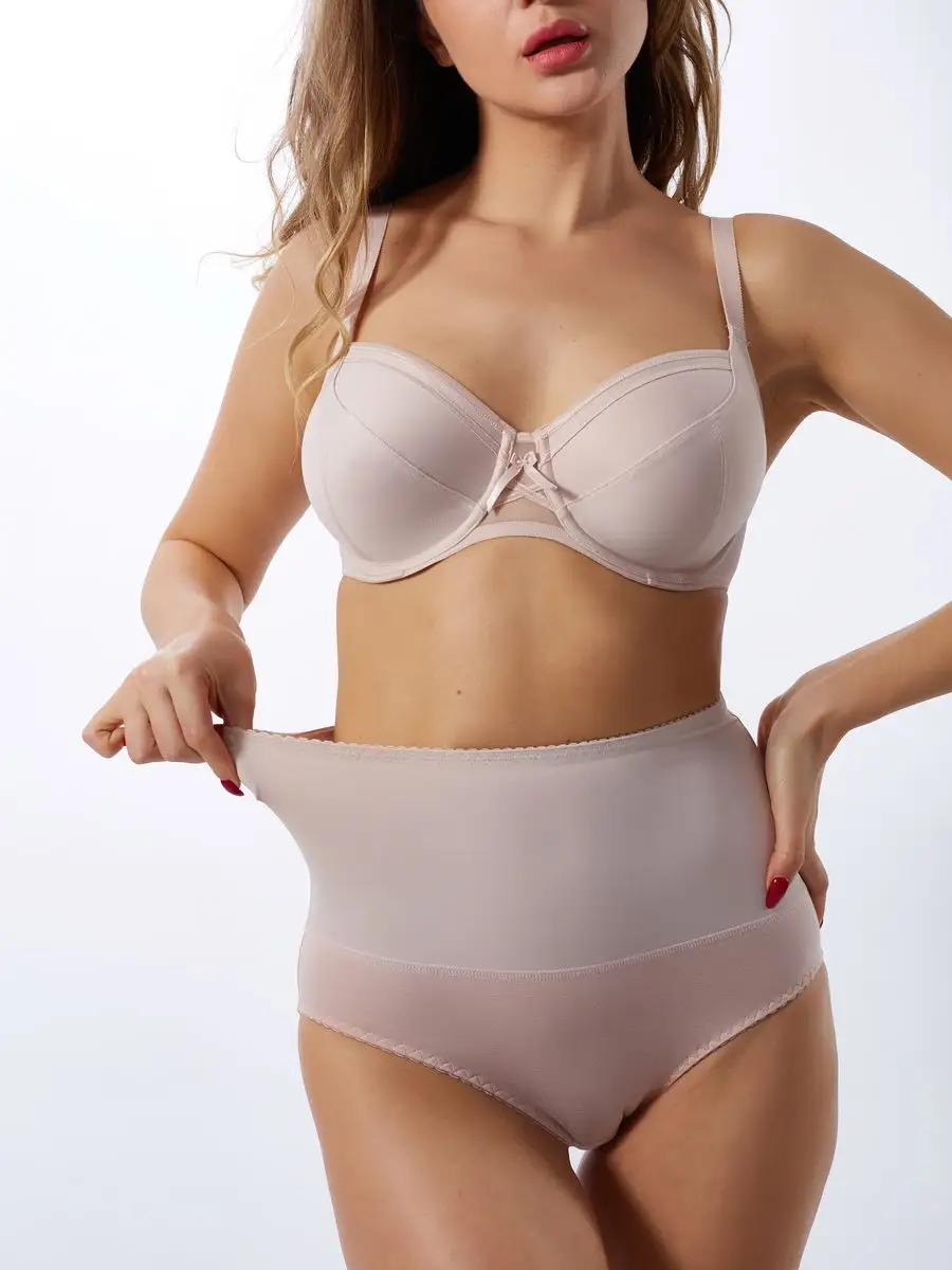 

Трусы женские Milabel lingerie 20119 бежевые 50 EU, Бежевый, 20119